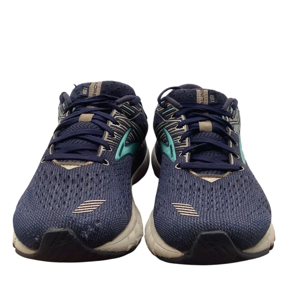 Brooks GTS 19 Aderenaline Navy and‎ Teal Athletic Sneakers